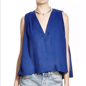 Free People Royal Blue Tank Top, size SP